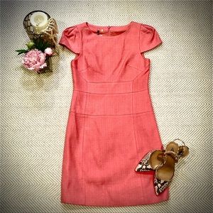 NWT 4.collective coral tweed shift dress.